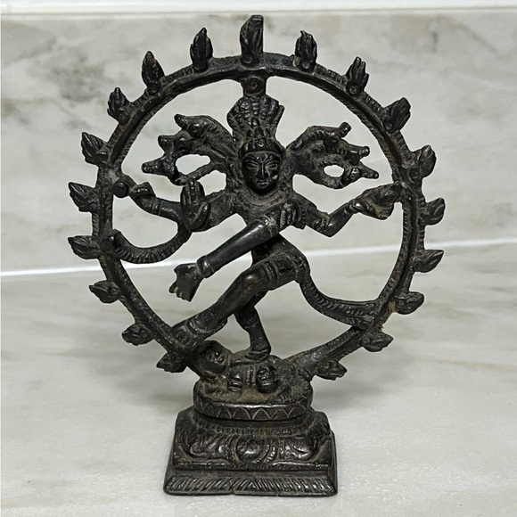 shiva statue Other - Vintage Bronze Nataraja Dancing Shiva Hindu Statue